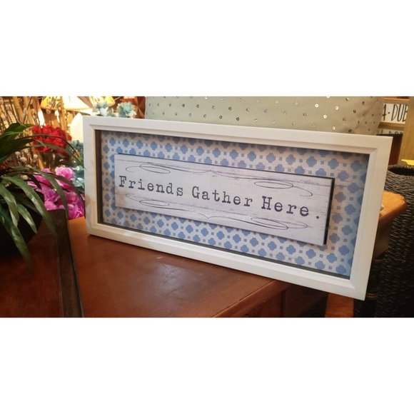 Framed Inspirational Art With Saying - Picture 1 of 2